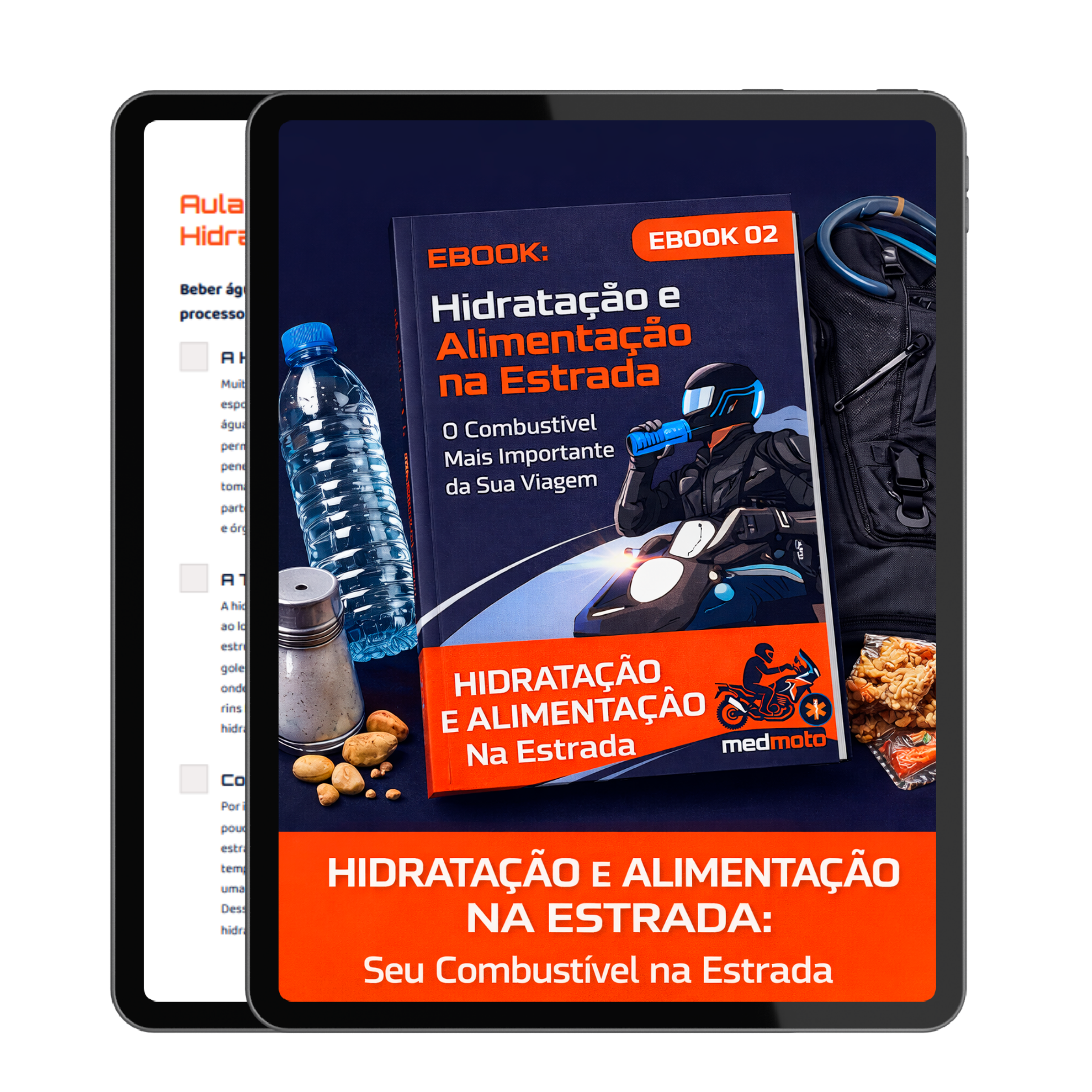 Capa do e-book Hidratação e Alimentação na Estrada
